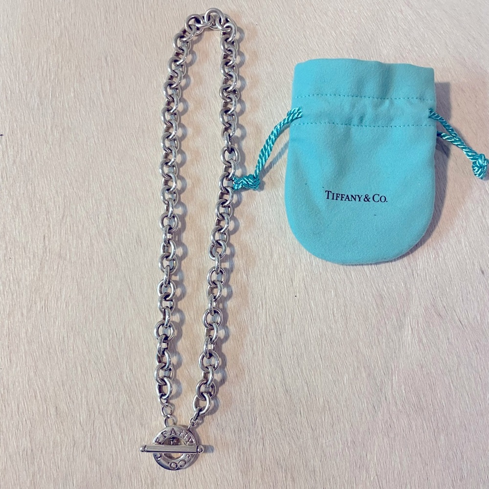 Vintage Tiffany & Co. Silver Toggle Necklace